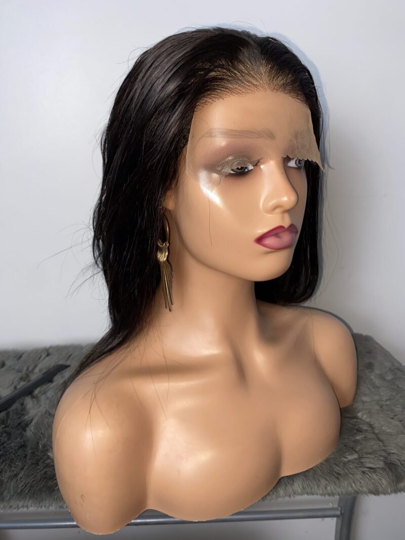 IMG_0182 شعر طبيعي روسي GLUELESS شاتان فونسي silicone طول 14 انش كثافة 180 دونتال 7*5