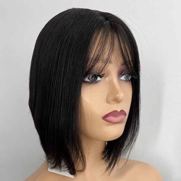 IMG_0192 شعر طبيعي روسي طول 8 انش كثافه 200 دونتال T اللون شاتان فونسي