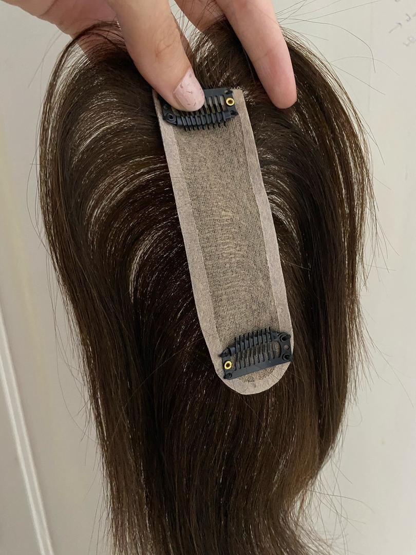 بروتاز شعر طبيعي silkbase مقاس 4-13سم  طول 30 سم - لون مارون كلار