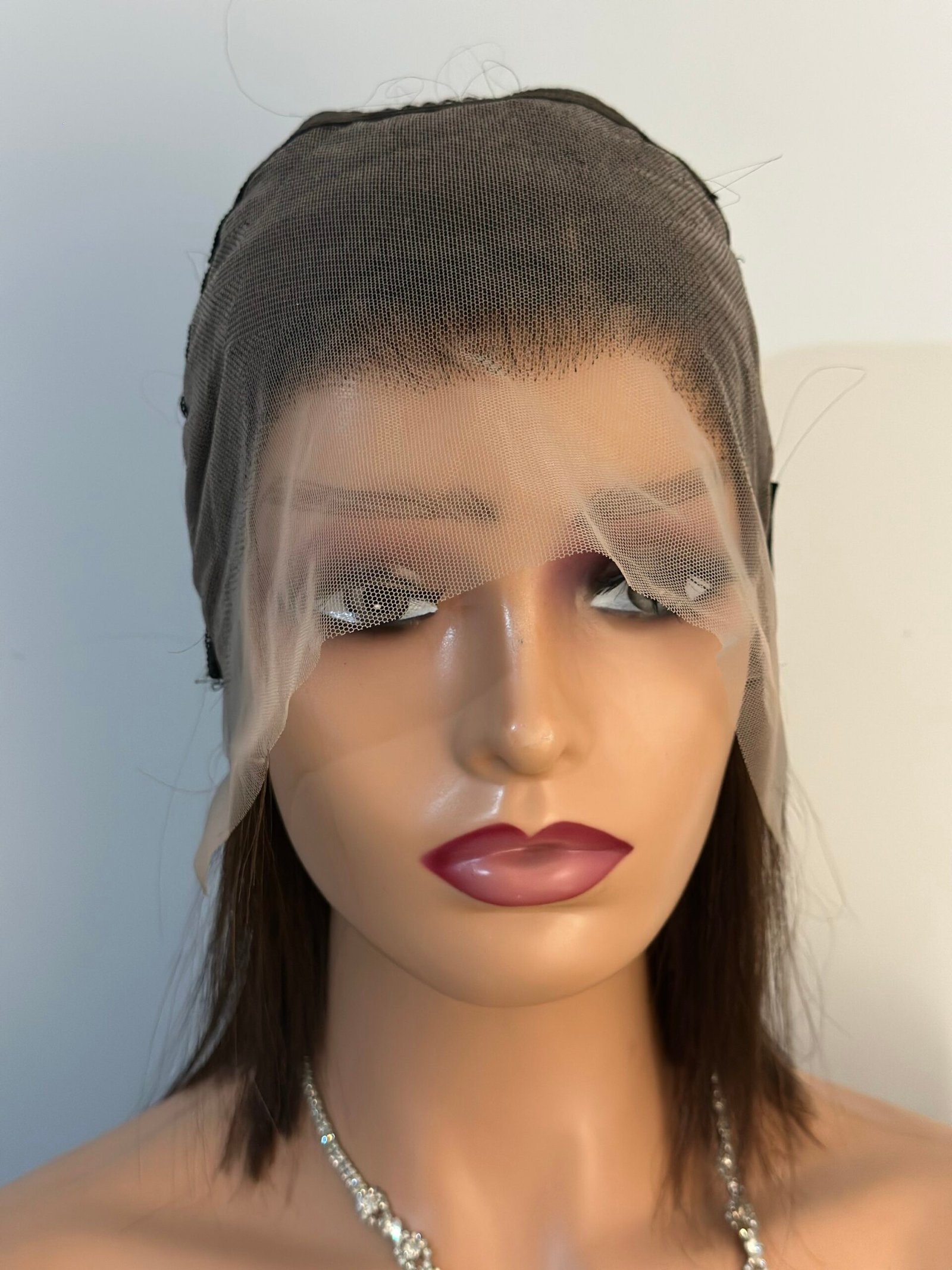 شعربشري اوروبي فيرجن    شاتان فونسي طول 12 انش كثافة 250 دونتال 4*13